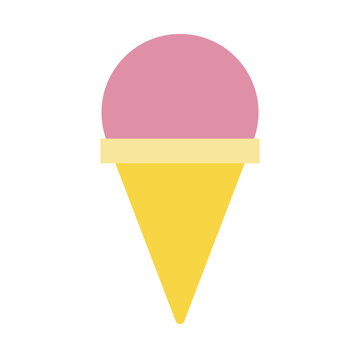 recommend clip art: ice cream cone icon. Ice cream balls in waffle cone icon. 