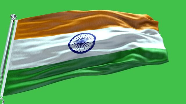indian flag waving