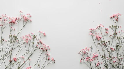 Minimalist White Studio Background Develop a studio