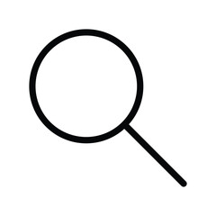 Magnify glass, search icon vector 