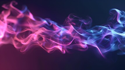 Obraz premium Neon Smoke Trails Develop a digital background