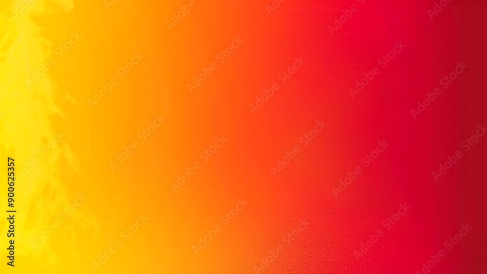 Poster Abstract red and yellow gradient background.