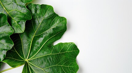 close up of green leaves