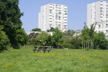 Le quartier du Blosne &agrave; Rennes