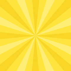 Yellow sunbeam background. Sun rays, starbust wallpaper