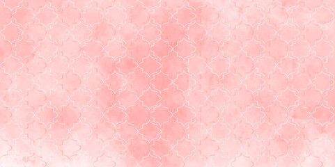 Minimal diamond vector overlapping Pattern geometric square wave line. pink color seamless tile stripe geometric create retro square line pattern white background.