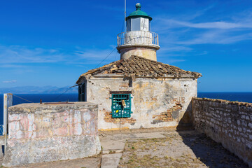 Corfu, 10 June 2024: Ionian Islands of Greece Corfu. Panoramic view of corfu city