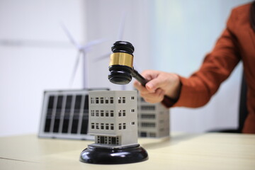 nature conservation concept Join the campaign to reduce global warming and preserve the environment in the future. Campaign to protect the environment environmental law Helps save electricity