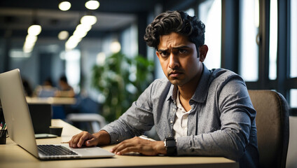 Obraz premium portrait of Indian man 
