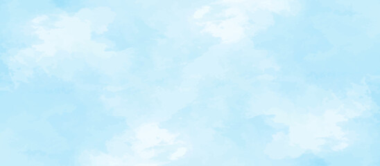 gradient light white sky background with fluffy clouds .Nature landscape in environment day horizon skyline view .cloudy in sunshine calm bright winter air background .