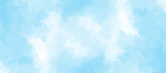 gradient light white sky background with fluffy clouds .Nature landscape in environment day horizon skyline view .cloudy in sunshine calm bright winter air background .