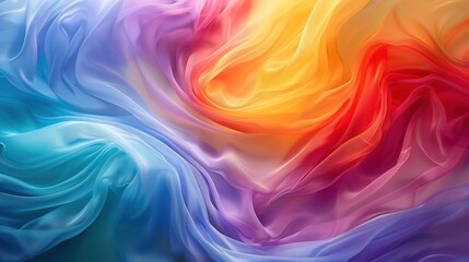 Obraz premium Colorful gauze curtain background