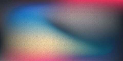 grainy gradient background grain texture retro blue orange red teal dark banner abstract design