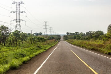 Fototapeta premium Karuma - Pakwach road in Uganda