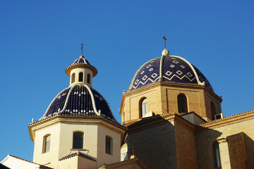 The Our Lady of Solace cathedral in Altea, Spain	