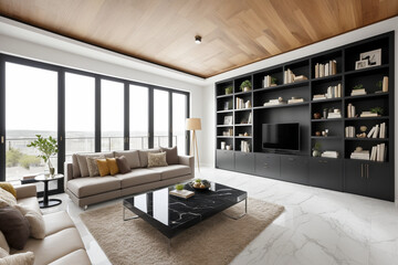 "Luxurious Clean Design: Elegant and Simple Interiors"