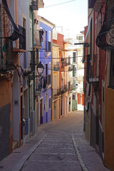 La Vila Joiosa town in Costa Blanca, Spain