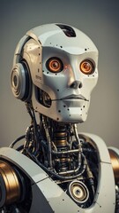 Fototapeta premium robot and ai characters art .jpeg