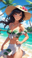 tropical beaches with crystal clear waters art .jpeg