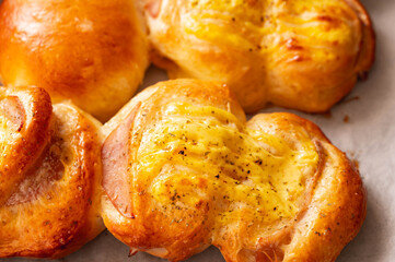 手作りパン　ハムマヨネーズ