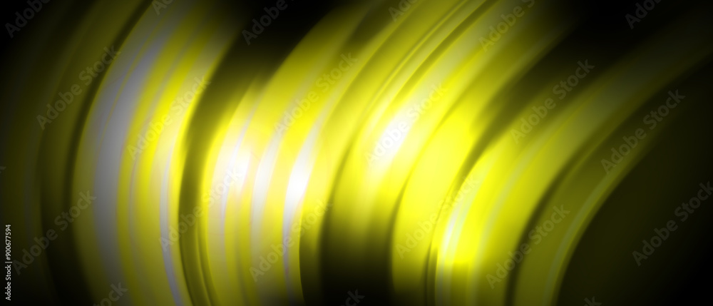 Wall mural abstract yellow and black are light pattern with the gradient 