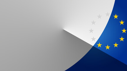 creative abstract background as the flag of EU, the European Union