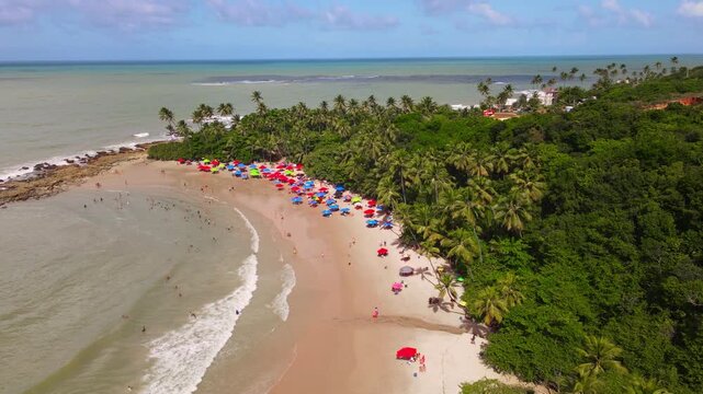 Beach Praia de Coqueirinho in Paraiba state, Brazil