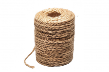 A roll of natural twine, perfect for crafting, packaging, and DIY projects.