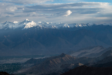 Nubra Vally in Ladakh, India the scenic view of leh ladahkh