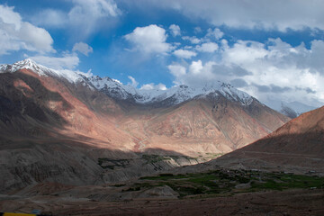 Nubra Vally in Ladakh, India the scenic view of leh ladahkh