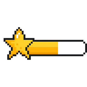 Feedback ranking system, star rating, score ranking chart, quality of product, levels chart, pixel art icons, ideal for surveys, reviews, and user interface designs, stars for feedback