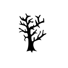 dry tree silhouette ghost tree