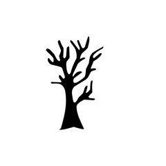 dry tree silhouette ghost tree