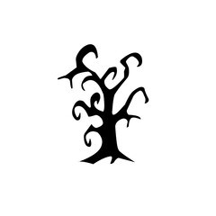 dry tree silhouette ghost tree