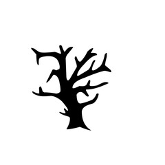 dry tree silhouette ghost tree