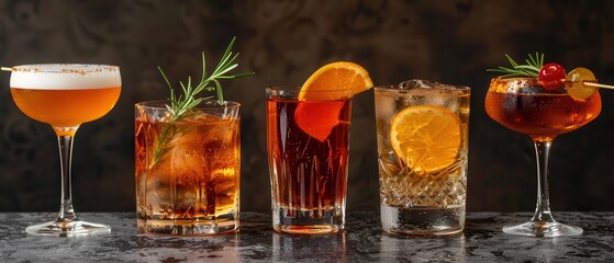 Cocktail Garnishing Techniques Describe five creative garnishing techniques that elevate the visual appeal of cocktails