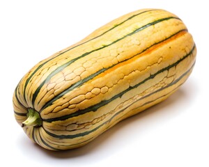 Delicata squash white background