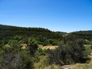 Naklejka premium Paysage panorama Espagne
