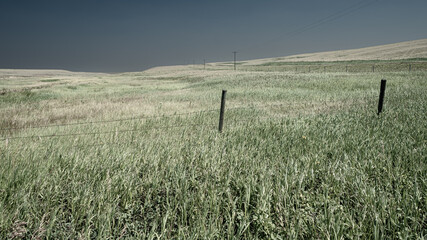 The vast expanse of prairie in the Big Sky Country of South central Alberta, Canada - somewhere...