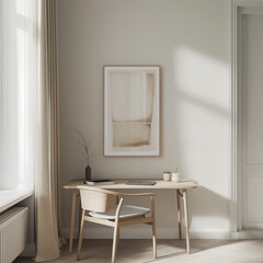 Minimalist Modern Working Desk in Normcore Style