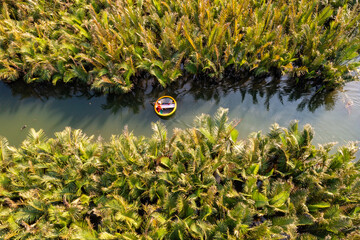 Bay Mau coconut forest, Hoi An eco-tourism area, Quang Nam province, Vietnam