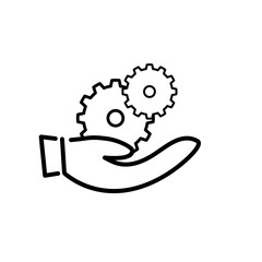 Data analytics icon. Big data analysis technology symbol. Containing database, statistics, analytics, server, monitoring, computing and network icons. Solid icons vector