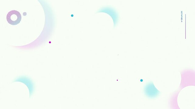 White gradient circle  motion background, backdrop motion, bumper motion background