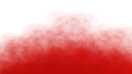 Red smoke misty fog isolated on transparent background. Rising vapor or dust effect. Smoke texture in red color.  design element. floating misty fog toxic cloud or  chemical gas in PNG. Floating haze  © Amona HD