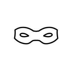 superhero mask line icon