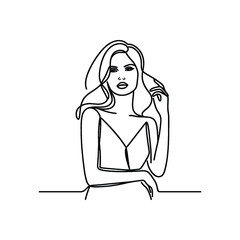 woman in Girly Fashion Style