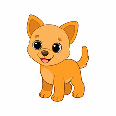 A baby dog vector illustration