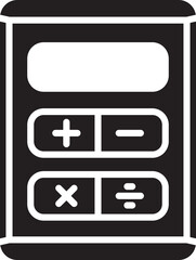 Calculator Icon Illustration