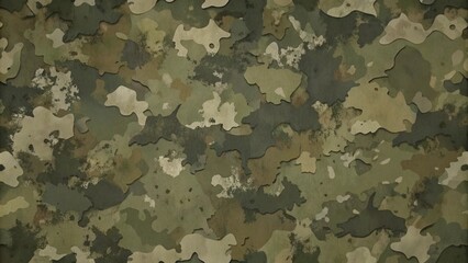  Multicolored dirty military camouflage background, perfect for vector illustration