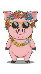 Fototapeta premium pig cartoon